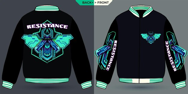 Vector template jacket 2