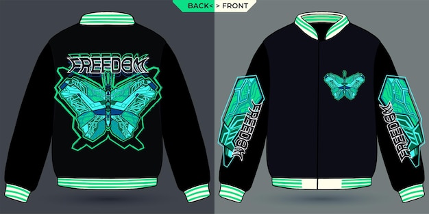 Vector template jacket 2