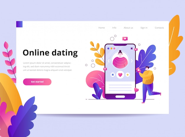 Template landing page