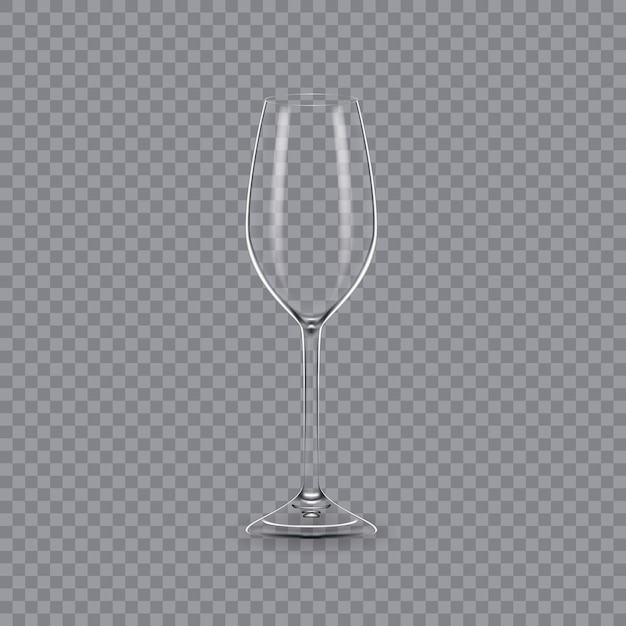 Vector template layout breadboard empty glass mugs for drink champagne