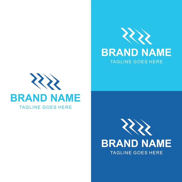 Vector template logo design energy concept idea of electric power