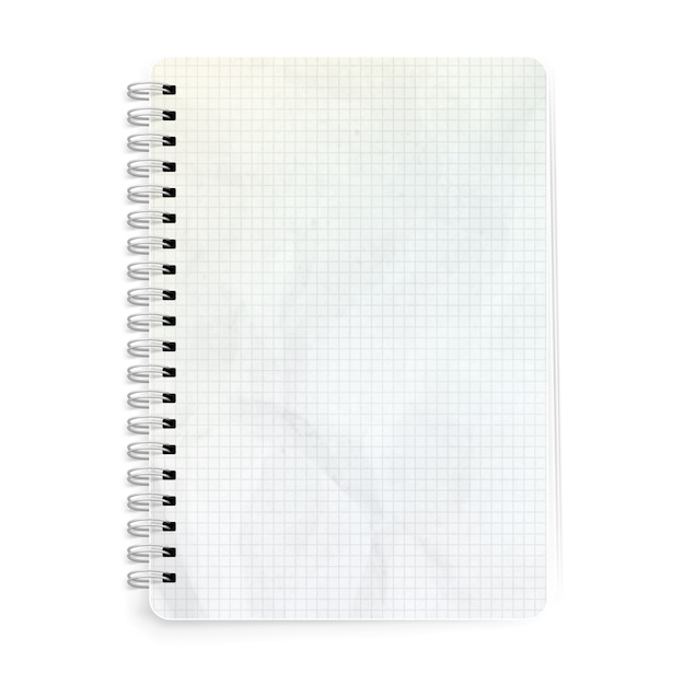 Vector template notepad illustration.