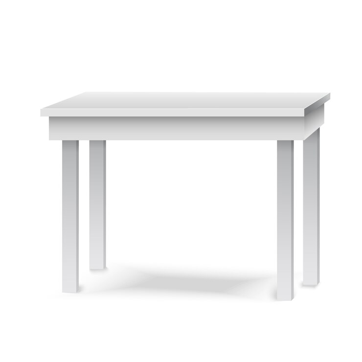 Vector template for object presentation.set.white table. platform.stand.   illustration.