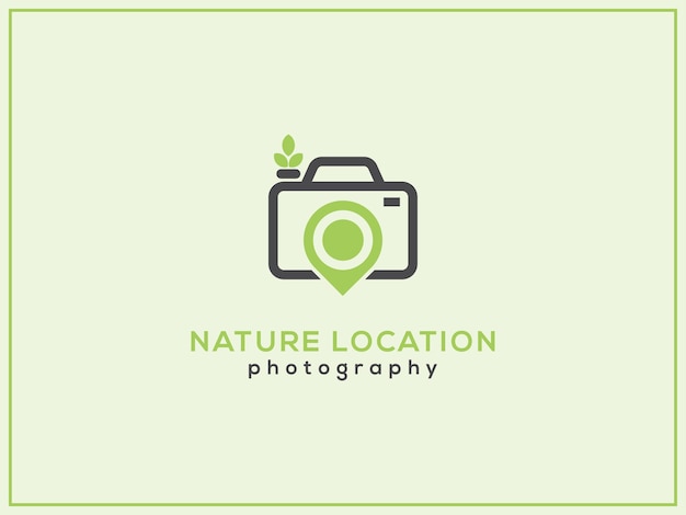 Vector template photography camera design logo icon nature