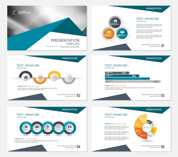 template presentation slides background design.