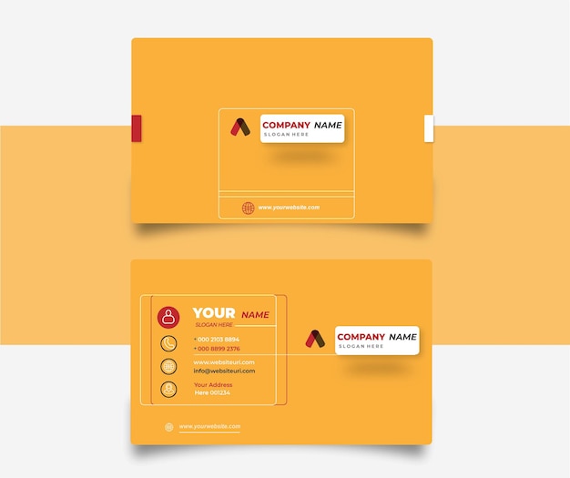 Template professional business card template