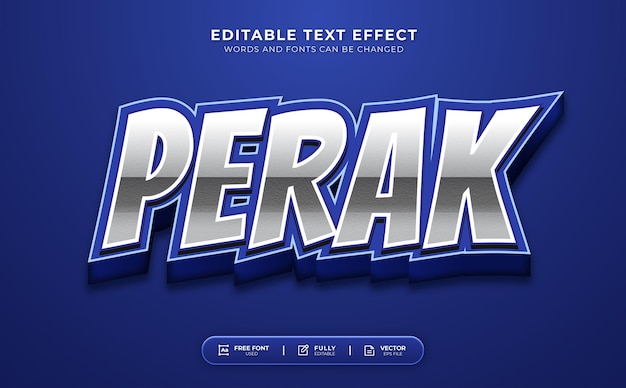 Template text effect