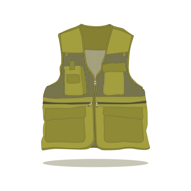 Vector template vector army vest