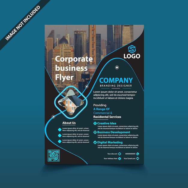 Template vector design for Brochure Magazine Poster Corporate Presentation Portfolio flyer