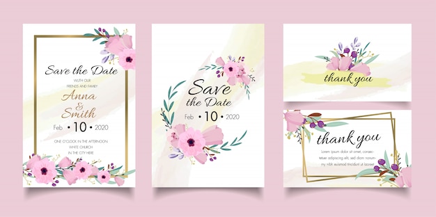 Template wedding invite