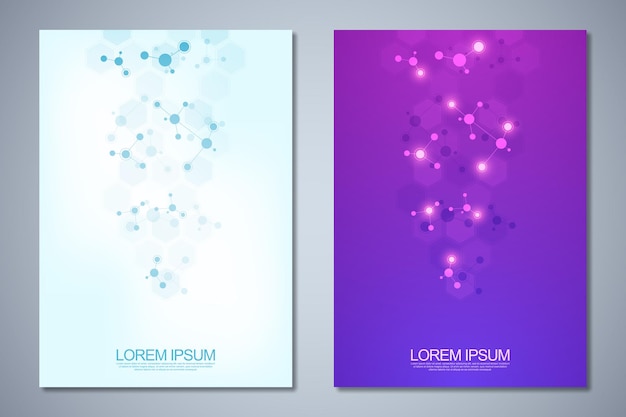 Modelli brochure o copertina del libro layout di pagina flyer design