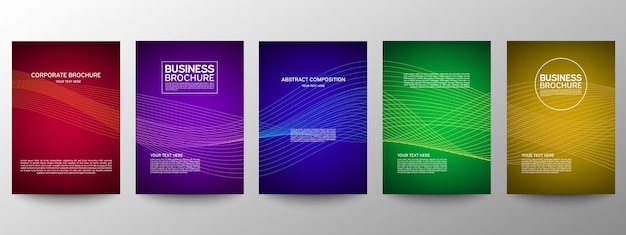 Templates cover for business brochures.