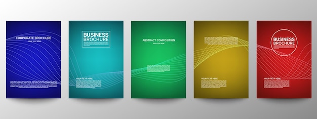 Templates cover for business brochures.