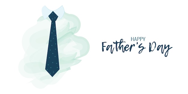 Vector templates father day holiday in watercolor style