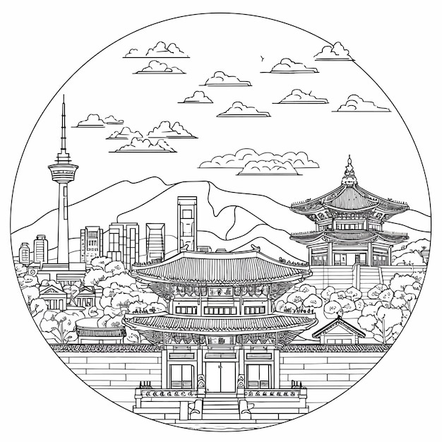 temple_nature_landscape_view_vector_sketch