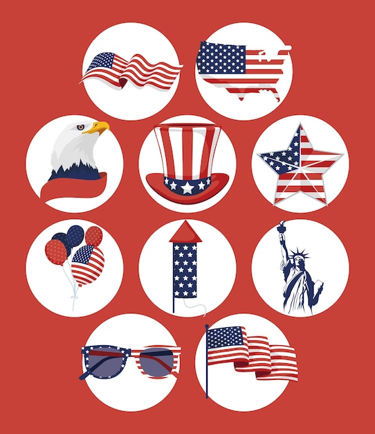 Vector ten usa independence set items