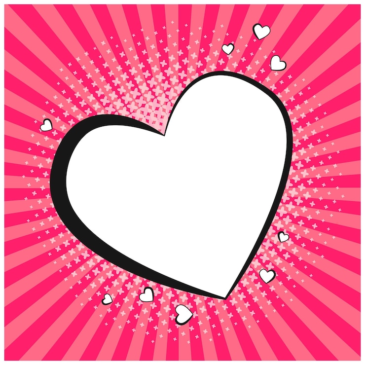 वेक्टर tender retro comic speech bubble in shape of heart