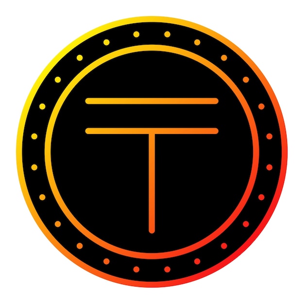 Vector tenge icon