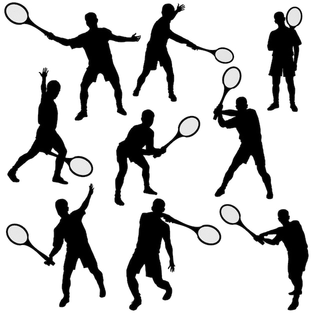 tenis silhouette set