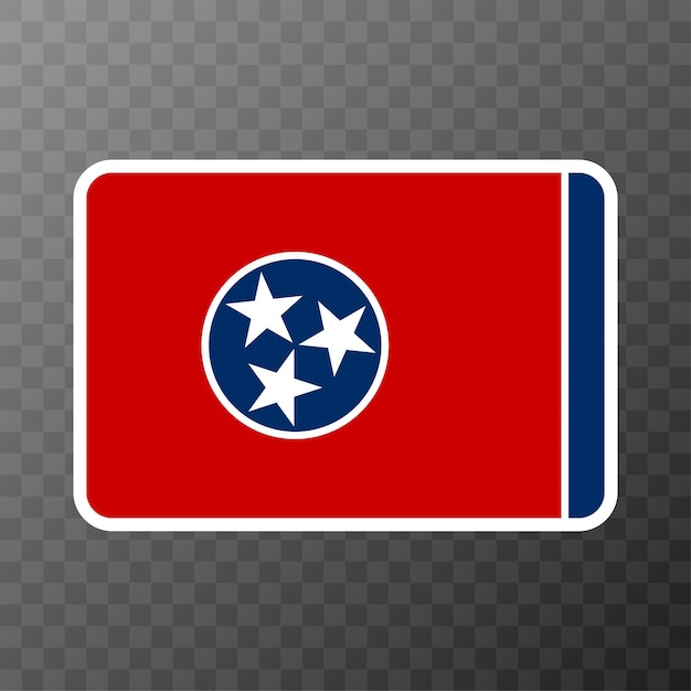 Tennessee state flag vector illustration