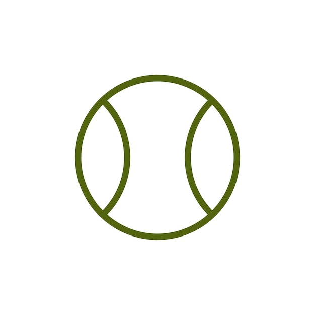 tennis ball icon vector design templates