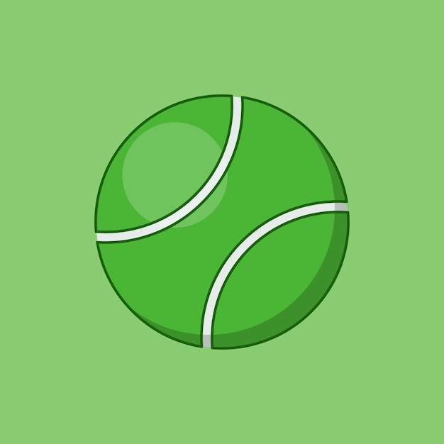 Tennis ball Illustration