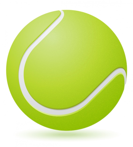 Tennis ball vector illustration