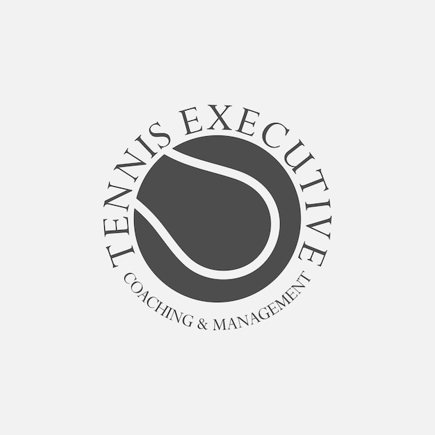 Tennis Executive Logo Design Template