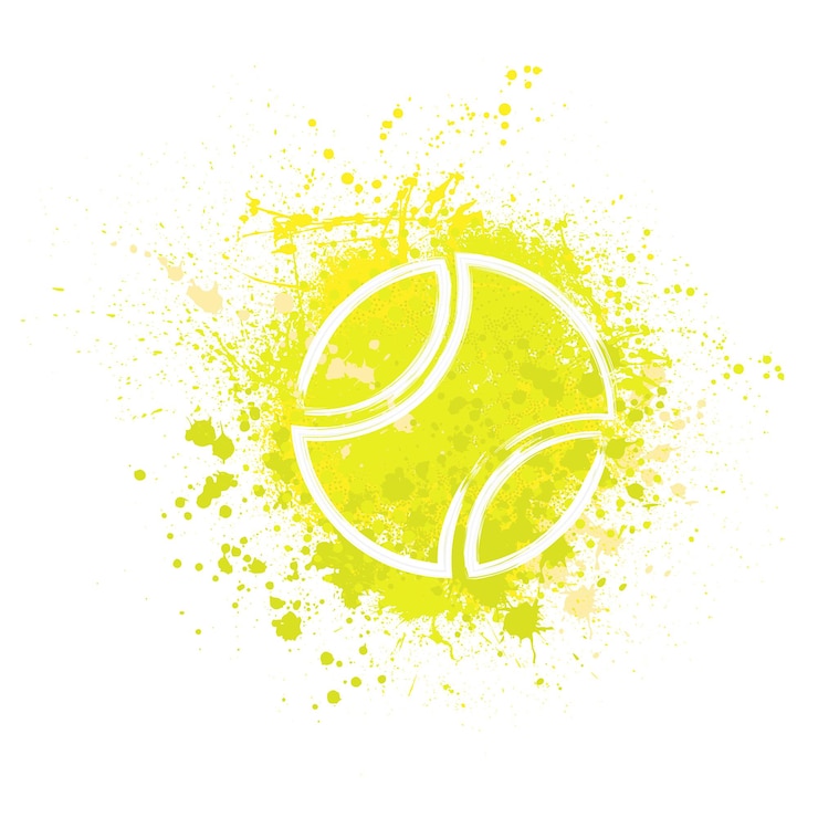 Vector tennis grunge achtergrond