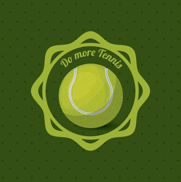 Disegno della lega da tennis