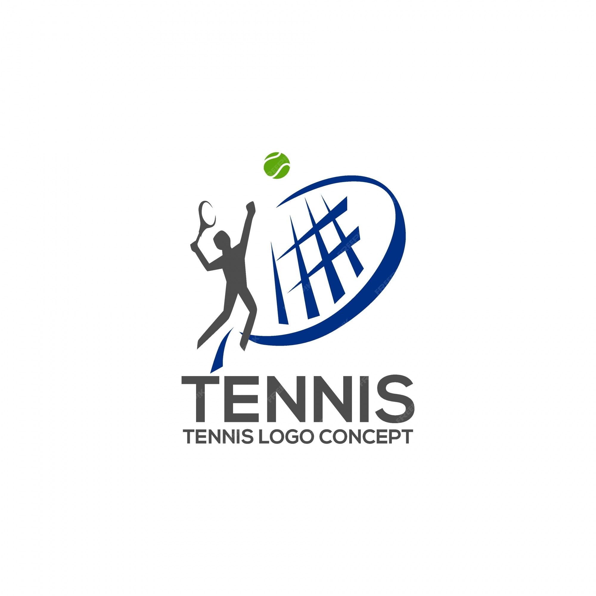 Premium Vector Tennis logo design template