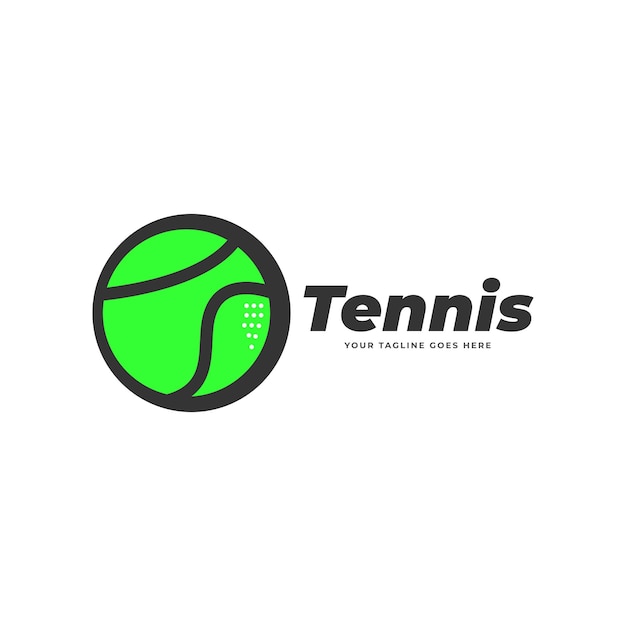 Tennis logo icon design sport badge template Vector illustration