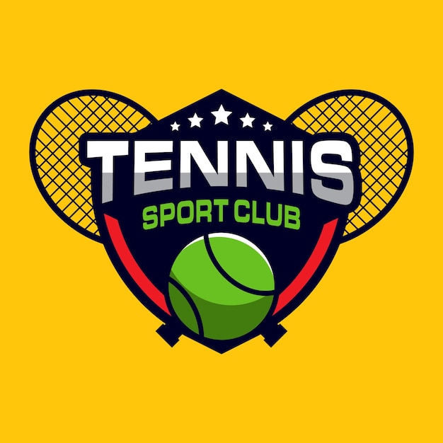 Tennis logo ontwerp sport logo