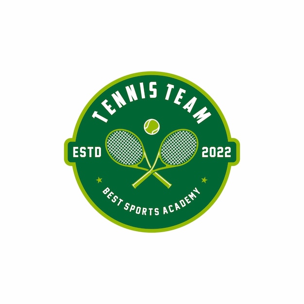 Tennis logo pictogram ontwerp sport badge sjabloon