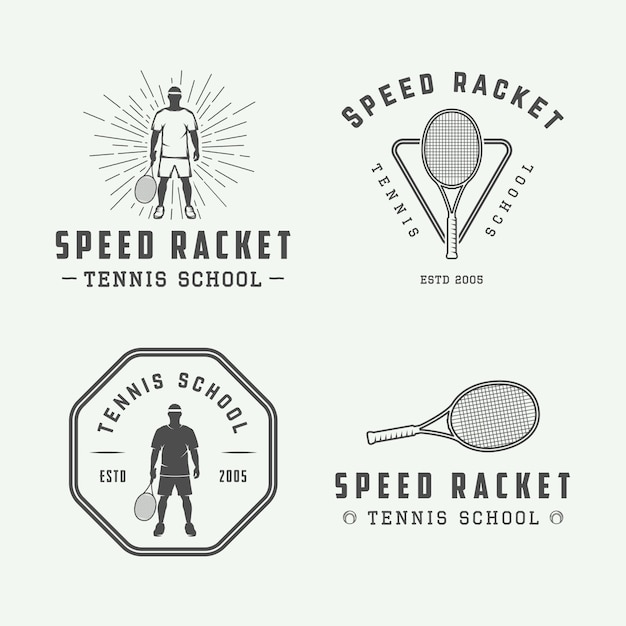 Вектор Теннисный логотип