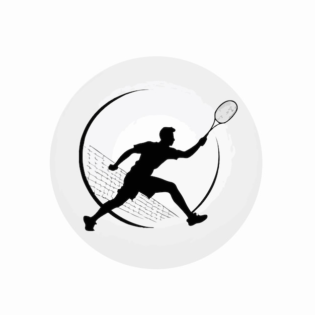 Vettore logo del tennis