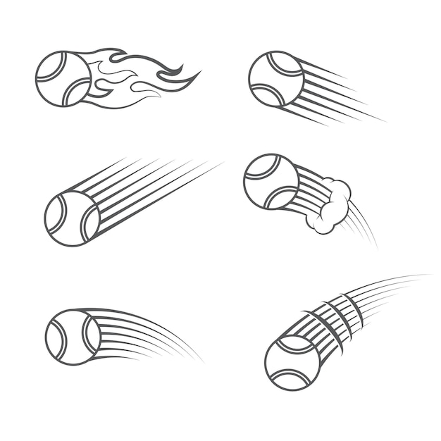 Tennis moving symbol