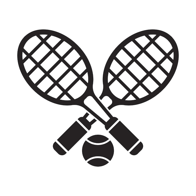 Vector tennis pictogram