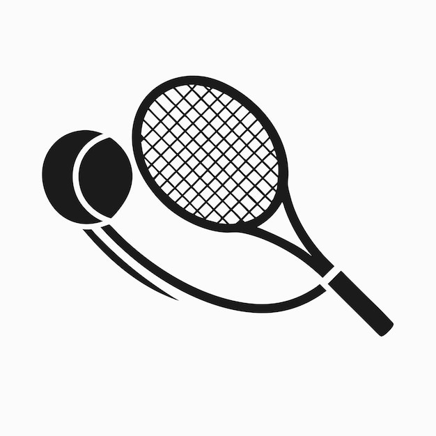 a tennis racket and a ball are on a racket