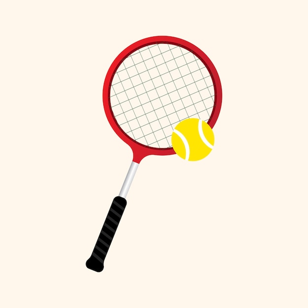 Vector tennis racket clipart badminton bal