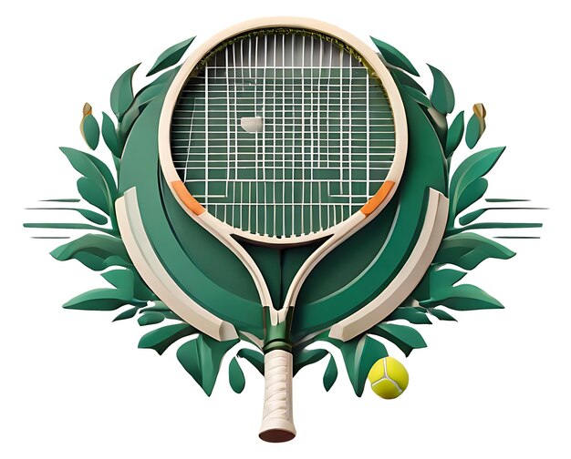 Vector tennis racket vector design