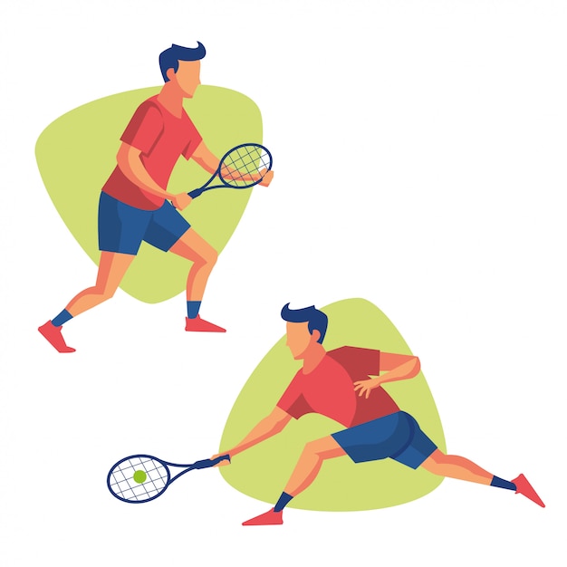 Tennis sport atleet-speler