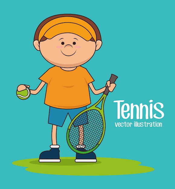 Gioco sportivo di tennis