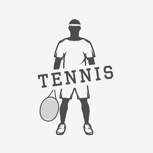 Теннисный или спортивный мотивационный постер