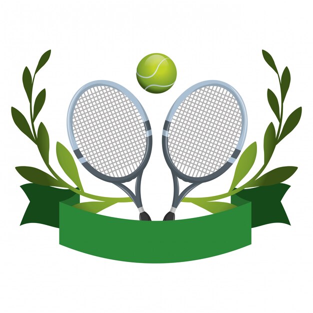 Tennis sport ontwerp