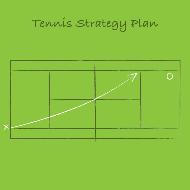 Tennis strategy background