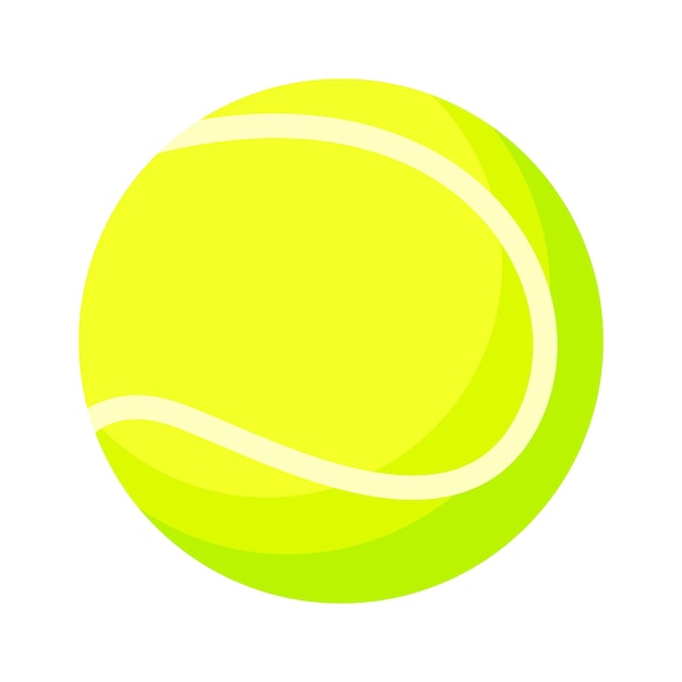 Tennisbal Sportpictogram Vectorillustratie