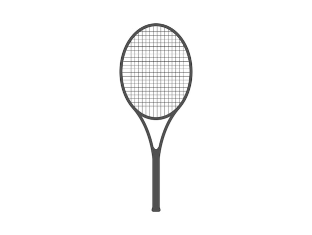 Tennisracket geïsoleerde vectorillustratie