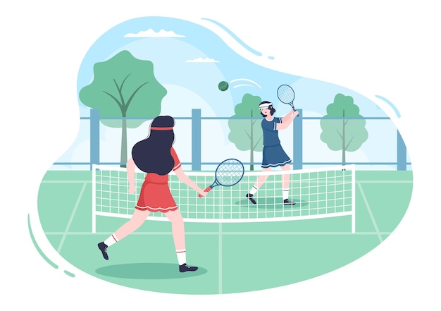 Tennisser Sport Illustratie