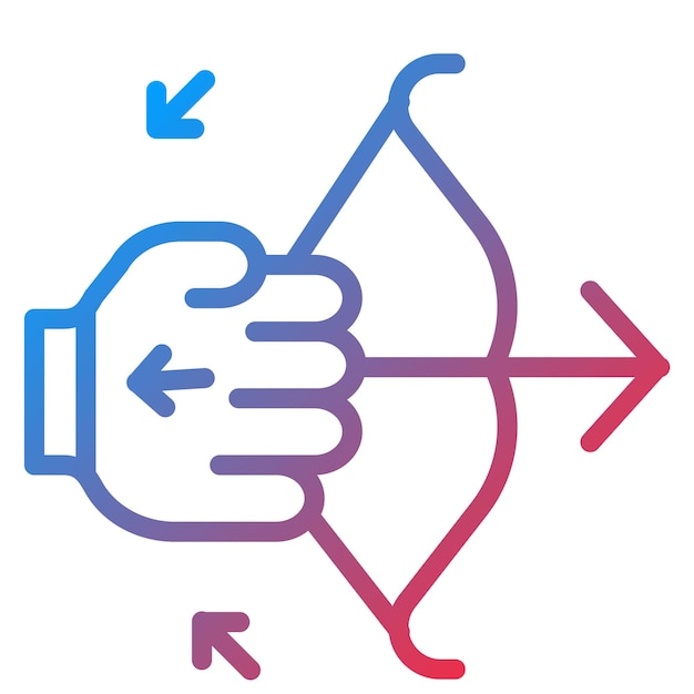 Tension icon vector image Can be used for Archery